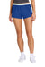 Sport-Tek LST311 Womens Jersey Knit Squad Shorts True Royal Blue Model Front