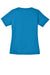 Sport-Tek LST340 Womens RacerMesh Moisture Wicking Short Sleeve V-Neck T-Shirt Pond Blue Flat Back