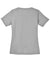 Sport-Tek LST340 Womens RacerMesh Moisture Wicking Short Sleeve V-Neck T-Shirt Silver Grey Flat Back