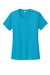 Sport-Tek LST350 Womens Competitor Moisture Wicking Short Sleeve Crewneck T-Shirt Atomic Blue Flat Front