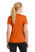 Sport-Tek LST350 Womens Competitor Moisture Wicking Short Sleeve Crewneck T-Shirt Deep Orange Model Back