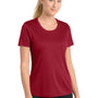 Sport-Tek Womens Competitor Moisture Wicking Short Sleeve Crewneck T-Shirt - Deep Red