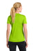 Sport-Tek LST350 Womens Competitor Moisture Wicking Short Sleeve Crewneck T-Shirt Lime Shock Green Model Back
