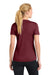 Sport-Tek LST350 Womens Competitor Moisture Wicking Short Sleeve Crewneck T-Shirt Maroon Model Back