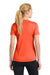 Sport-Tek LST350 Womens Competitor Moisture Wicking Short Sleeve Crewneck T-Shirt Neon Orange Model Back