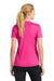 Sport-Tek LST350 Womens Competitor Moisture Wicking Short Sleeve Crewneck T-Shirt Neon Pink Model Back