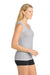 Sport-Tek LST352 Womens Competitor Moisture Wicking Tank Top Silver Grey Model Side