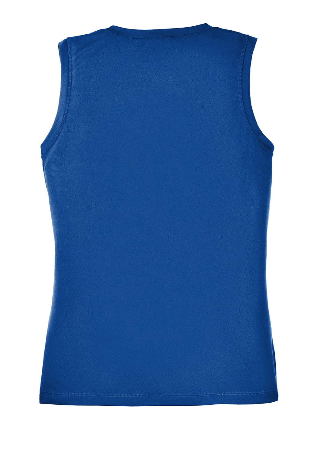 Sport-Tek LST352 Womens Competitor Moisture Wicking Tank Top True Royal Blue Flat Back