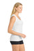 Sport-Tek LST352 Womens Competitor Moisture Wicking Tank Top White Model Side