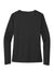 Sport-Tek LST353LS Womens Competitor Moisture Wicking Long Sleeve V-Neck T-Shirt Black Flat Back