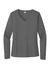 Sport-Tek LST353LS Womens Competitor Moisture Wicking Long Sleeve V-Neck T-Shirt Iron Grey Flat Front