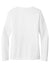 Sport-Tek LST353LS Womens Competitor Moisture Wicking Long Sleeve V-Neck T-Shirt White Flat Back