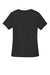 Sport-Tek LST353 Womens Competitor Moisture Wicking Short Sleeve V-Neck T-Shirt Black Flat Back