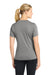 Sport-Tek LST353 Womens Competitor Moisture Wicking Short Sleeve V-Neck T-Shirt Heather Concrete Grey Model Back