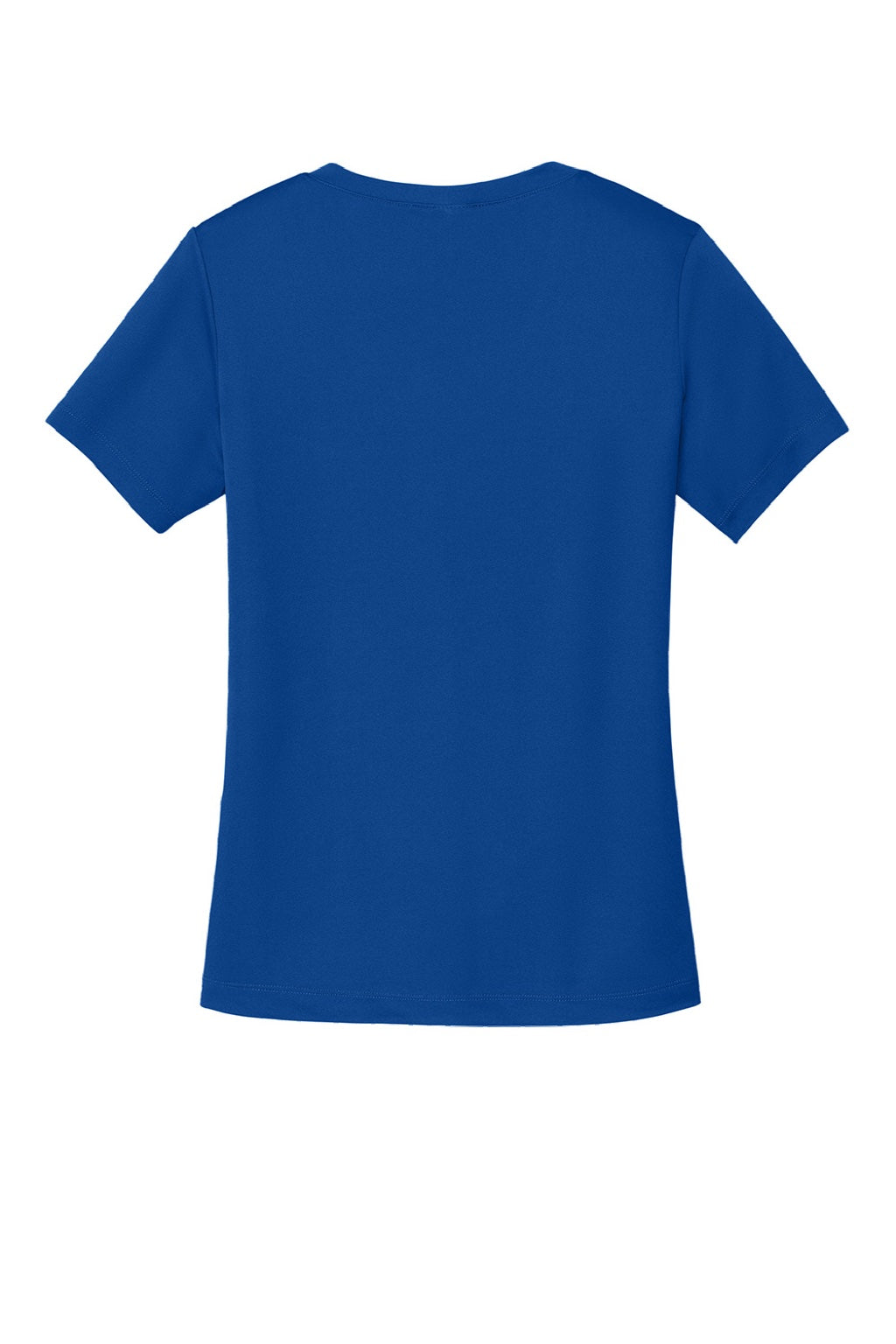 Sport-Tek LST353 Womens Competitor Moisture Wicking Short Sleeve V-Neck T-Shirt True Royal Blue Flat Back