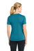 Sport-Tek LST353 Womens Competitor Moisture Wicking Short Sleeve V-Neck T-Shirt Tropic Blue Model Back