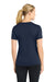 Sport-Tek LST353 Womens Competitor Moisture Wicking Short Sleeve V-Neck T-Shirt True Navy Blue Model Back