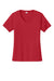Sport-Tek LST353 Womens Competitor Moisture Wicking Short Sleeve V-Neck T-Shirt True Red Flat Front