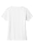 Sport-Tek LST353 Womens Competitor Moisture Wicking Short Sleeve V-Neck T-Shirt White Flat Back