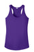 Sport-Tek LST356 Womens Competitor Moisture Wicking Tank Top Purple Flat Front