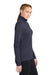 Sport-Tek LST357 Womens Competitor Moisture Wicking 1/4 Zip Sweatshirt True Navy Blue Model Side