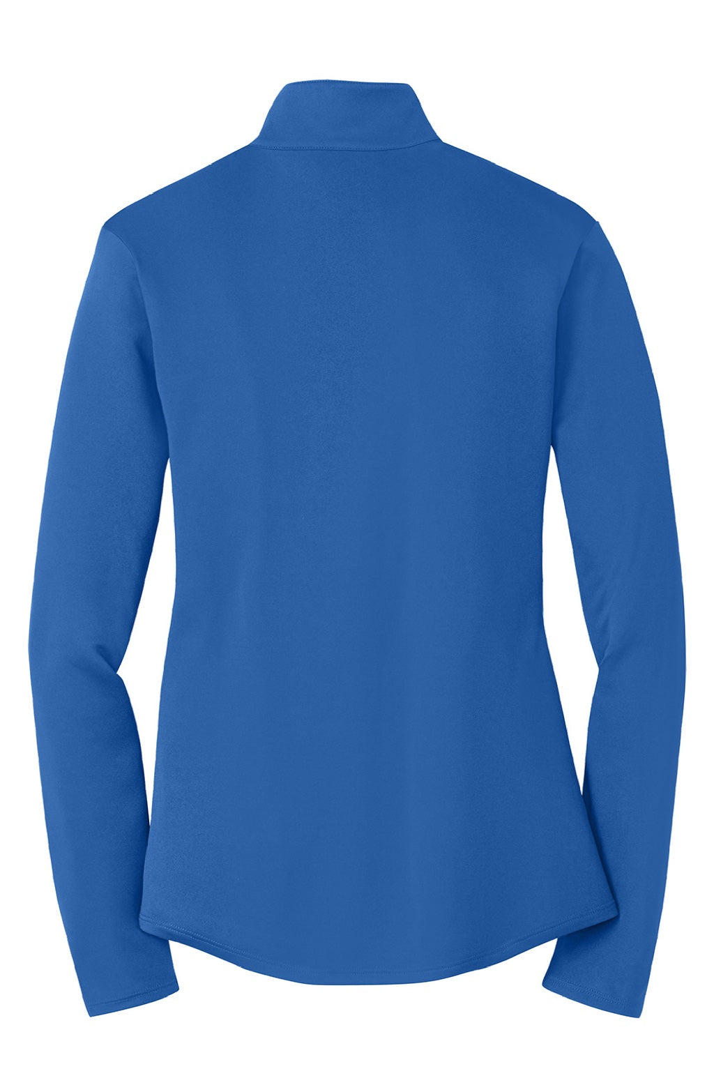 Sport-Tek LST357 Womens Competitor Moisture Wicking 1/4 Zip Sweatshirt True Royal Blue Flat Back