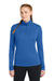 Sport-Tek LST357 Womens Competitor Moisture Wicking 1/4 Zip Sweatshirt True Royal Blue Model Front