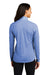 Sport-Tek LST407 Womens Moisture Wicking 1/4 Zip Sweatshirt Heather True Royal Blue Model Back
