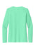 Sport-Tek LST420LS Womens Posi-UV Pro Moisture Wicking Long Sleeve Crewneck T-Shirt Bright Seafoam Green Flat Back