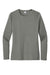 Sport-Tek LST420LS Womens Posi-UV Pro Moisture Wicking Long Sleeve Crewneck T-Shirt Dark Smoke Grey Flat Front