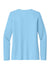 Sport-Tek LST420LS Womens Posi-UV Pro Moisture Wicking Long Sleeve Crewneck T-Shirt Light Blue Flat Back