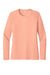 Sport-Tek LST420LS Womens Posi-UV Pro Moisture Wicking Long Sleeve Crewneck T-Shirt Soft Coral Flat Front