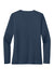 Sport-Tek LST420LS Womens Posi-UV Pro Moisture Wicking Long Sleeve Crewneck T-Shirt True Navy Blue Flat Back