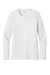 Sport-Tek LST420LS Womens Posi-UV Pro Moisture Wicking Long Sleeve Crewneck T-Shirt White Flat Front