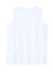 Sport-Tek LST441 Womens Club Moisture Wicking V-Neck Tank Top White/White Flat Front