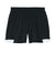 Sport-Tek LST442 Womens Club Moisture Wicking Shorts Black/White Flat Front
