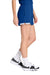 Sport-Tek LST442 Womens Club Moisture Wicking Shorts True Royal Blue/White Model Side
