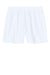 Sport-Tek LST442 Womens Club Moisture Wicking Shorts White/White Flat Back