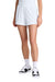 Sport-Tek LST442 Womens Club Moisture Wicking Shorts White/White Model Front