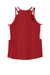 Sport-Tek LST446 Womens Club Track Tank Top Deep Red/White Flat Back