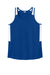 Sport-Tek LST446 Womens Club Track Tank Top True Royal Blue/White Flat Front