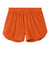 Sport-Tek LST447 Womens Club Track Shorts Deep Orange Flat Front