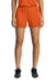 Sport-Tek LST447 Womens Club Track Shorts Deep Orange Model Front