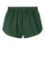 Sport-Tek LST447 Womens Club Track Shorts Forest Green Flat Back