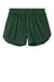 Sport-Tek LST447 Womens Club Track Shorts Forest Green Flat Front