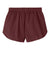 Sport-Tek LST447 Womens Club Track Shorts Maroon Flat Back