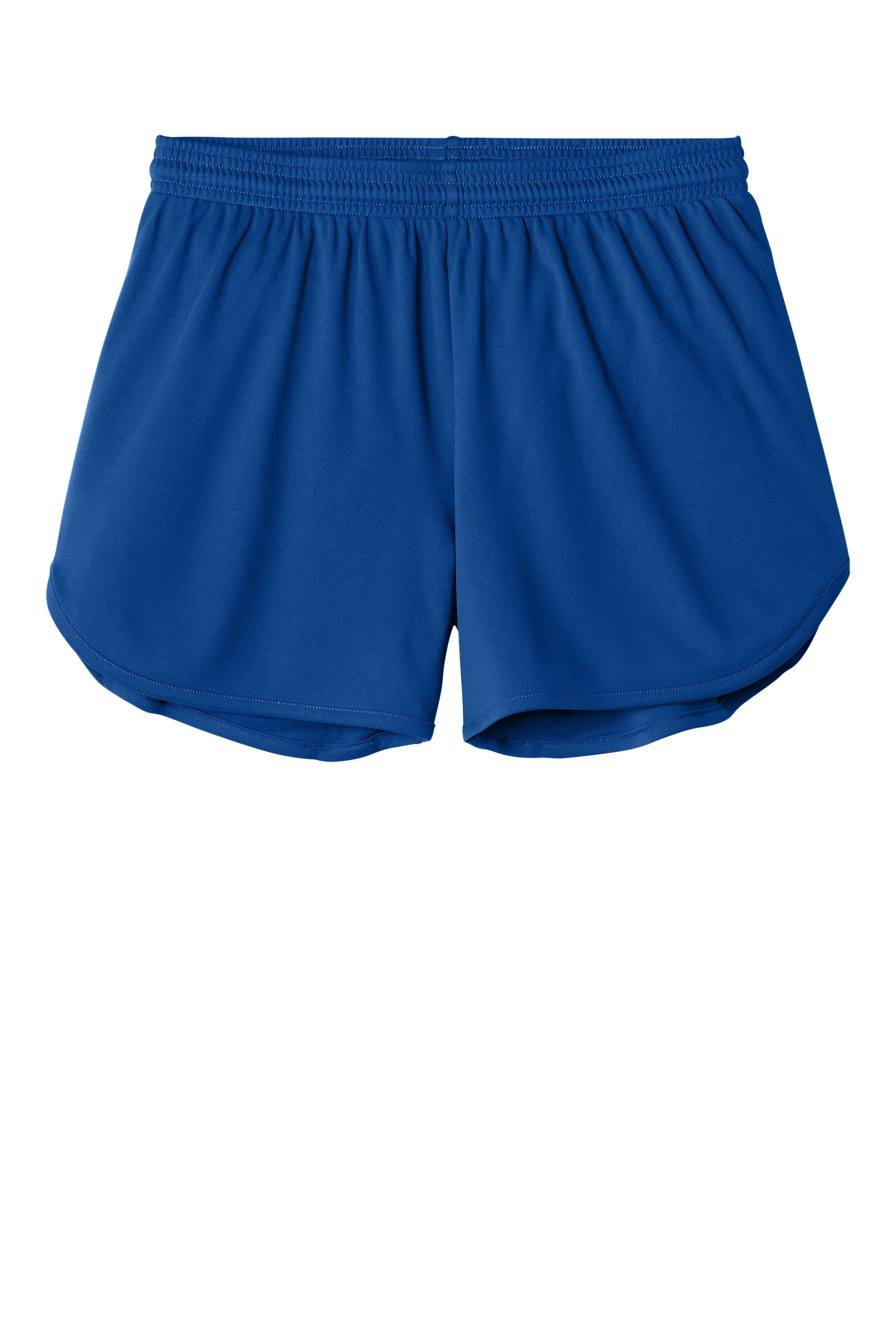 Sport-Tek LST447 Womens Club Track Shorts True Royal Blue Flat Front