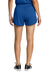 Sport-Tek LST447 Womens Club Track Shorts True Royal Blue Model Back