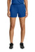 Sport-Tek LST447 Womens Club Track Shorts True Royal Blue Model Front