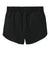 Sport-Tek LST484 Womens Repeat Swift Shorts w/ Pockets Black Flat Back